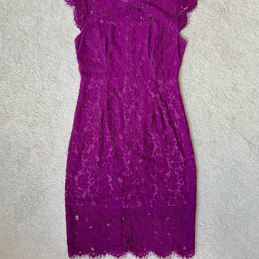 Purple Lace Dress - Picture 2 of 4